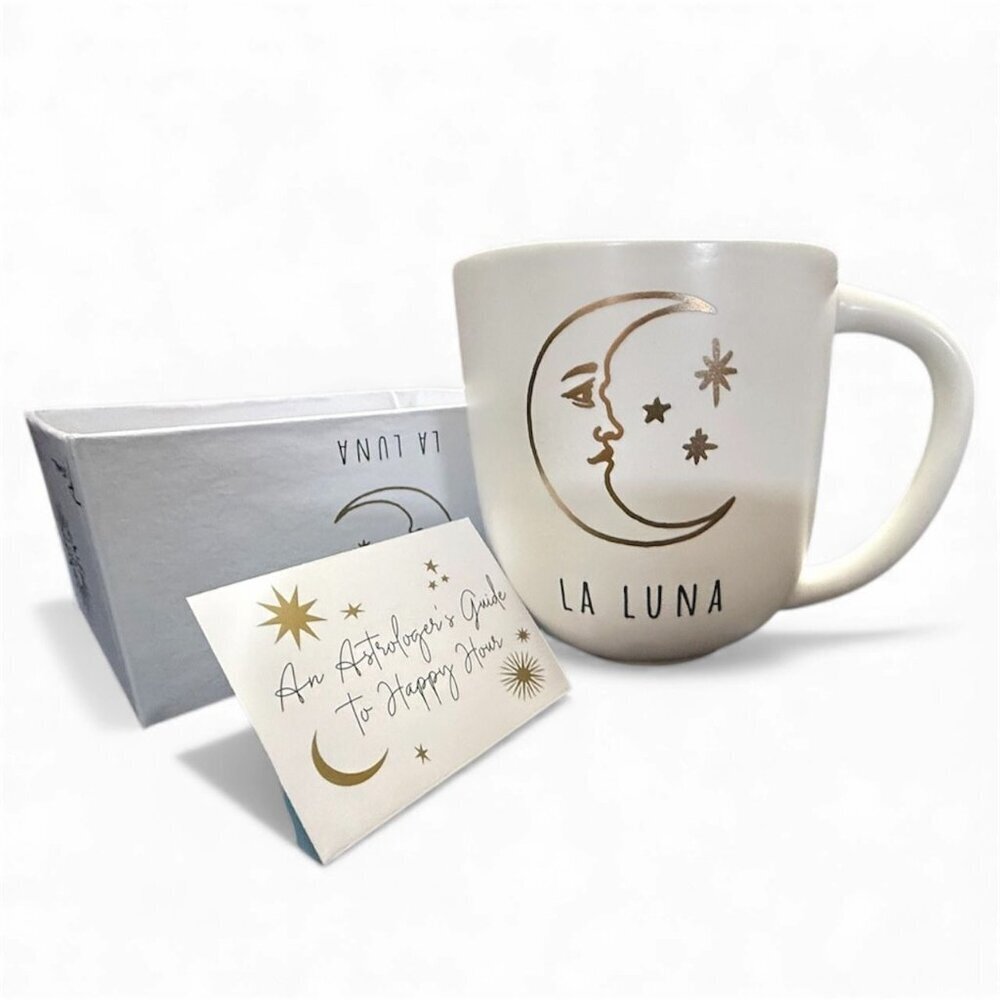 Rosanna Tableware Stardust Sun And Moon Ceramic Coffee Mug With Gift Box New - Picture 2 of 8